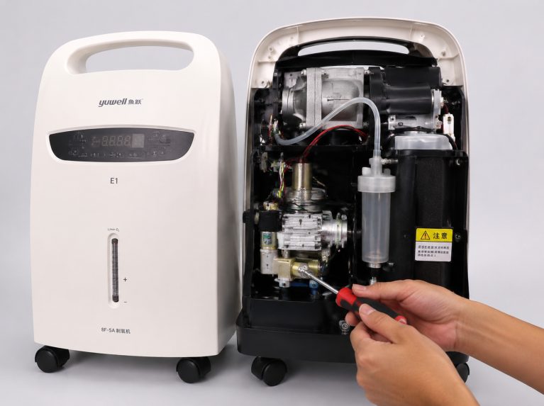 宁波鱼跃制氧机E1/E2/E3/E4故障代码维修